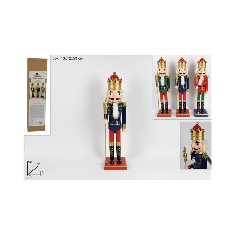 SOLDATO SCHIACCIANOCI LEGNO 50CM 3ASS EAN 8033113863233 INGROSSO OGGETTISTICA NATALIZIA SOLDATO SCHIACCIANOCI LEGNO 50CM 3ASS EAN 8033113863233 INGROSSO OGGETTISTICA NATALIZIA