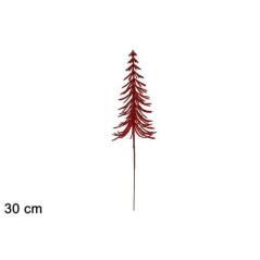 INGROSSO ARTICOLI DI NATALE SPILLONE ALBERO GLITTERATO 30CM ROSSO 8053482374703 DECORAZIONI NATALIZIE OGGETTISTICA NATALIZIA