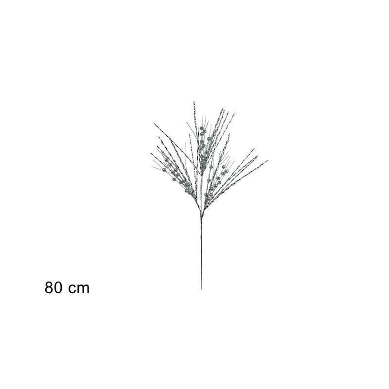 STELO FILI LAMINATI 80 CM SILVER EAN 8053482355719 INGROSSO FIORI FINTI NATALIZI
