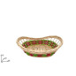 CESTA OVALE 35x22CM ROSSO+VERDE EAN 8053482408460 INGROSSO CESTI NATALIZI CESTA OVALE 35x22CM ROSSO+VERDE EAN 8053482408460 INGROSSO CESTI NATALIZI