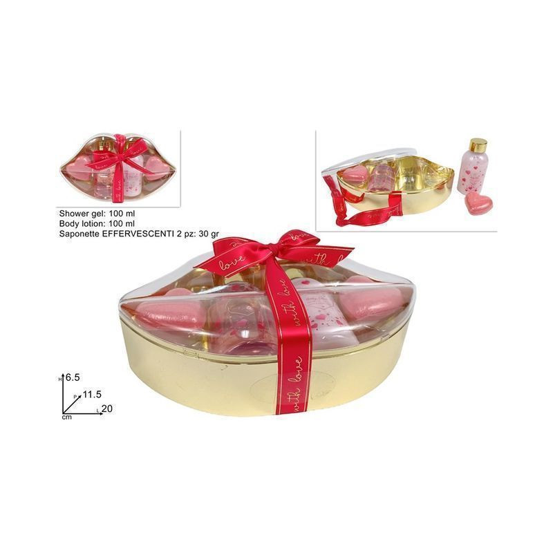 CONF.REGALO LABBRA SET DA BAGNO 3PZ ORO EAN 8053482328645 INGROSSO CESTI NATALIZI CONF.REGALO LABBRA SET DA BAGNO 3PZ ORO EAN 8053482328645 INGROSSO CESTI NATALIZI