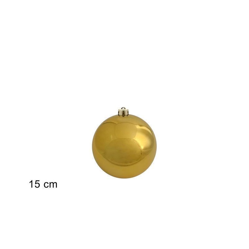 PALLA 15CM LUCIDA ORO EAN 8053482398822 INGROSSO PALLINE DI NATALE E PUNTALI