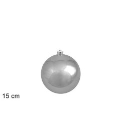 INGROSSO ARTICOLI DI NATALE PALLA 15CM LUCIDA SILVER 8053482399010 ADDOBBI ALBERO NATALE PALLINE DI NATALE E PUNTALI