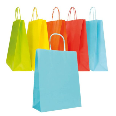 SHOPPER CARTA T.U. 36X12X41H 25PZ ASS EAN 8029307082764 INGROSSO SACCHETTI E SHOPPER REGALO