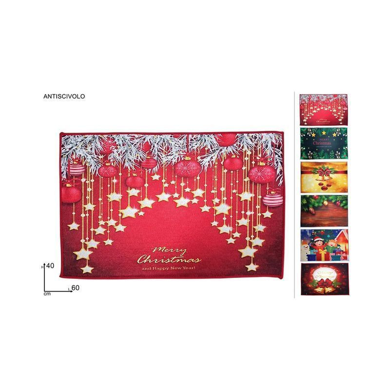 TAPPETO/ZERBINO NATALIZIO 40X60 ASS EAN 8053482412122 INGROSSO TAPPETI NATALIZI