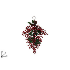 INGROSSO ARTICOLI DI NATALE DIETROPORTA LUNGO C/BACCHE E PIGNE 50 CM 8053482204086 DECORAZIONI NATALIZIE OGGETTISTICA NATALIZIA