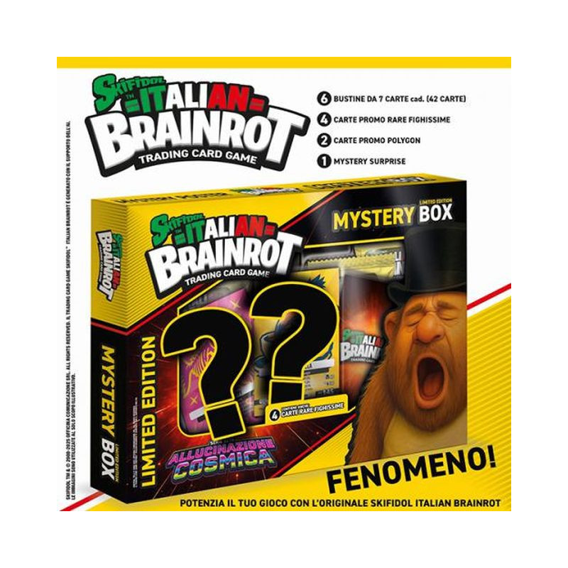 BRAINROT MYSTERY BOX ALLUCINAZIONE COSMI EAN 8019824780274 INGROSSO GIOCHI DI CARTE