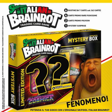 BRAINROT MYSTERY BOX ALLUCINAZIONE COSMI EAN 8019824780274 INGROSSO GIOCHI DI CARTE