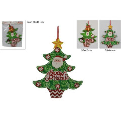 INGROSSO ARTICOLI DI NATALE APPENDINO ALBERO CARTONC. BUON NATALE AS 8033113884115 ADDOBBI ALBERO NATALE APPENDINI NATALIZI