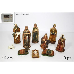 INGROSSO ARTICOLI DI NATALE NATIVITA SET PZ.10 CM.12 COL CHIARI 8033113265730 PRESEPE E ACCESSORI PERSONAGGI PER IL PRESEPE E AN