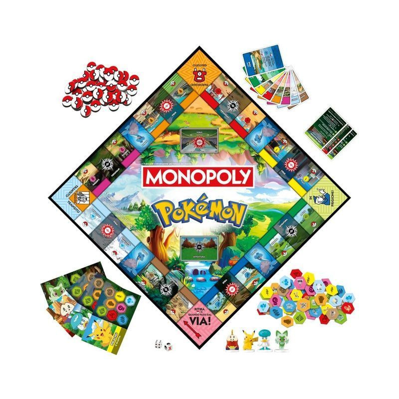 MONOPOLY POKEMON EAN 5010996298560 INGROSSO GIOCHI DI SOCIETA