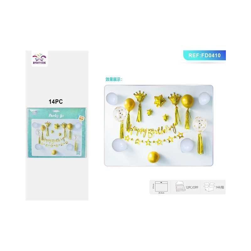 SET PALLONCINI DORATI HAPPY BIRTHDAY 14P EAN 8058617689103 INGROSSO PALLONCINI COMPLEANNO SET PALLONCINI DORATI HAPPY BIRTHDAY 14P EAN 8058617689103 INGROSSO PALLONCINI COMPLEANNO