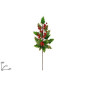 STELO 60CM BACCHE LAMINATE C/GLITTER ORO EAN 8053482371719 INGROSSO FIORI FINTI NATALIZI