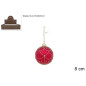PALLA VETRO 8 CM ROSSA DECORO ORO EAN 8053482373003 INGROSSO PALLINE DI NATALE E PUNTALI PALLA VETRO 8 CM ROSSA DECORO ORO EAN 8053482373003 INGROSSO PALLINE DI NATALE E PUNTALI