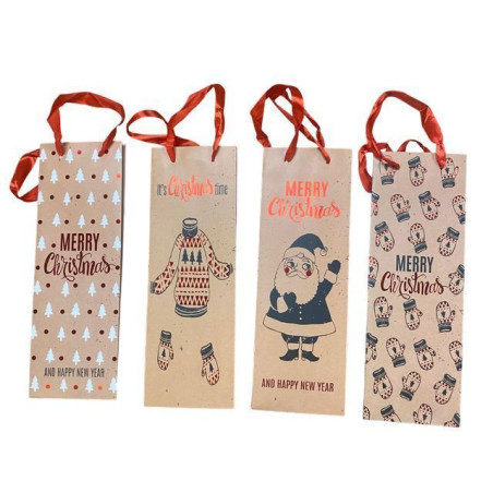 BUSTA REGALO NATALE 35X12X10 EAN 6905585000022 INGROSSO SACCHETTI E SHOPPER NATALIZI
