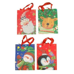 INGROSSO ARTICOLI DI NATALE BUSTA REGALO NATALE 18X23