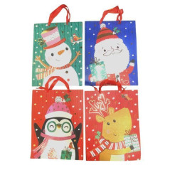 INGROSSO ARTICOLI DI NATALE BUSTA REGALO NATALE 39X30X12 6905585000350 ARTICOLI NATALIZI PER CONFEZIONI SACCHETTI E SHOPPER