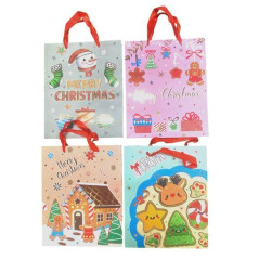INGROSSO ARTICOLI DI NATALE BUSTA REGALO NATALE 26X32X10 6905585000541 ARTICOLI NATALIZI PER CONFEZIONI SACCHETTI E SHOPPER