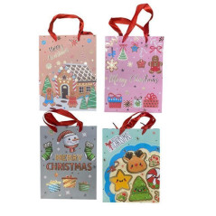 INGROSSO ARTICOLI DI NATALE BUSTA REGALO NATALE 18X23