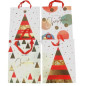 BUSTA REGALO NATALE 39X30X12 EAN 6905585000657 INGROSSO SACCHETTI E SHOPPER NATALIZI