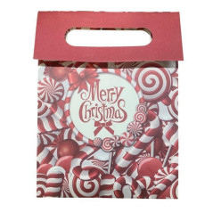 INGROSSO ARTICOLI DI NATALE BUSTA REGALO NATALE 18X8X24 8012585000810 ARTICOLI NATALIZI PER CONFEZIONI SACCHETTI E SHOPPER