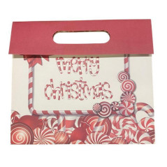 INGROSSO ARTICOLI DI NATALE BUSTA REGALO NATALE 27X10X24 8012585000858 ARTICOLI NATALIZI PER CONFEZIONI SACCHETTI E SHOPPER