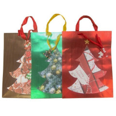 INGROSSO ARTICOLI DI NATALE BUSTA REGALO NATALE 32X42X11