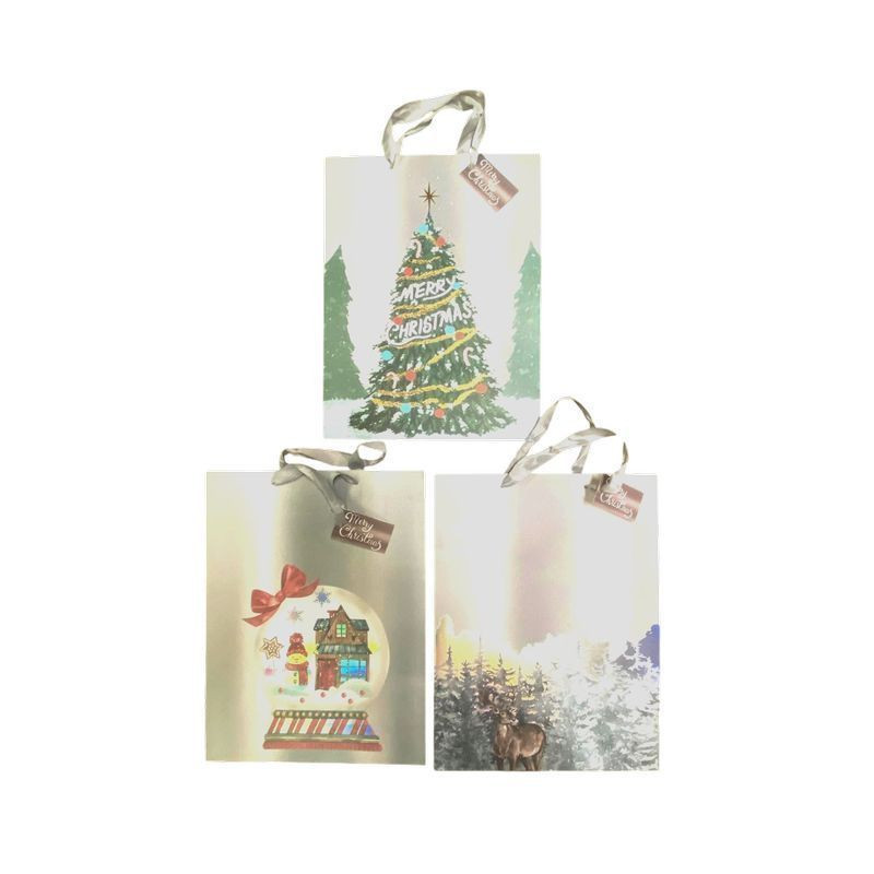 BUSTA REGALO NATALE 32X42X11,5 EAN 8012585001510 INGROSSO SACCHETTI E SHOPPER NATALIZI