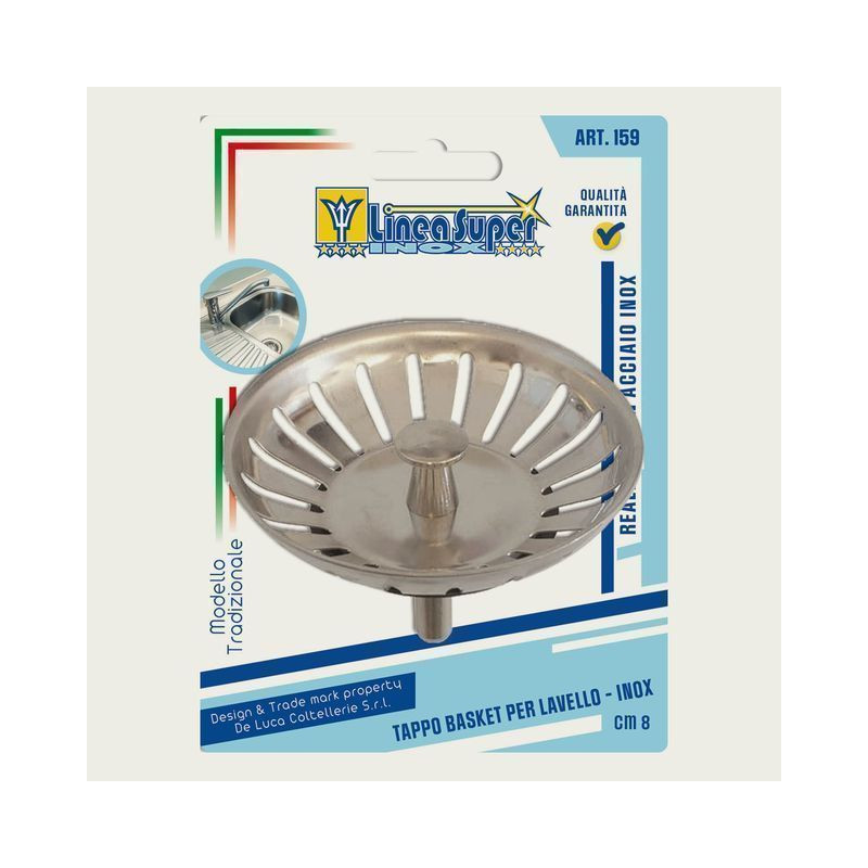 TAPPO BASKET PER LAVELLO INOX EAN 8026996001595 INGROSSO ACCESSORI CUCINA TAPPO BASKET PER LAVELLO INOX EAN 8026996001595 INGROSSO ACCESSORI CUCINA