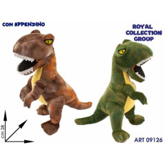 INGROSSO GIOCATTOLI TIRANNOSAURO PELUCHE 2 COL CM.28 8027456919610 PELUCHE DISNEY PELUCHE MORBIDOSI