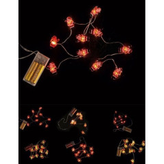 INGROSSO ARTICOLI DI NATALE CATENA DEC 10ML BIA LC INT E18 A6M 8057586083264 LUMINARIE DI NATALE LUCI NATALIZIE