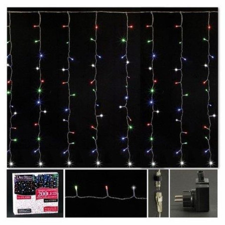 TENDA 4X1MT 200 LED MIXCOLOR + FLASH EAN 8023650029049 INGROSSO LUCI NATALIZIE