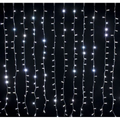 INGROSSO ARTICOLI DI NATALE TENDA 4X2MT 400 LED MULTIC + FLASH BIANC 07998195 LUMINARIE DI NATALE LUCI NATALIZIE