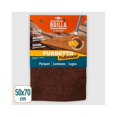 INGROSSO CASALINGHI PANNO FURBETTO PULIWOOD 50X70 CM 8000061043093 PRODOTTI PULIZIA PANNO STROFINACCI