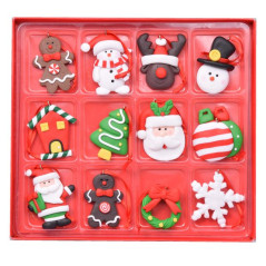 INGROSSO ARTICOLI DI NATALE DECORAZIONE NATALE 12PZ 8027458114211 IDEE REGALO A NATALE OGGETTISTICA NATALIZIA