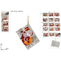 INGROSSO ARTICOLI DI NATALE BIGLIETTINI AUGURI CHIUDIPACCO SET 12PZ 8053482116716 ARTICOLI NATALIZI BIGLIETTI NATALIZI
