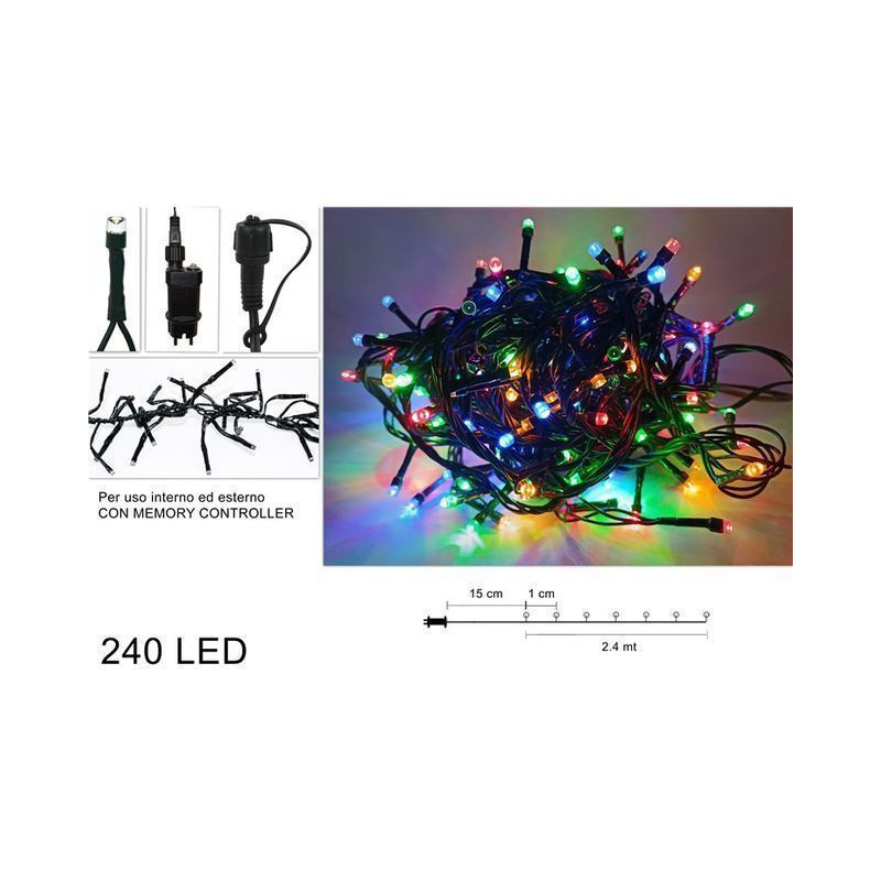 MINILUCCIOLE 2.4MT RAM. PROL. 240LED MUL EAN 8053482358208 INGROSSO LUCI NATALIZIE MINILUCCIOLE 2.4MT RAM. PROL. 240LED MUL EAN 8053482358208 INGROSSO LUCI NATALIZIE