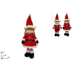INGROSSO ARTICOLI DI NATALE ELFO NATALIZIO 52CM 2ASS 8053482380254 DECORAZIONI NATALIZIE PUPAZZI E GNOMI NATALIZI