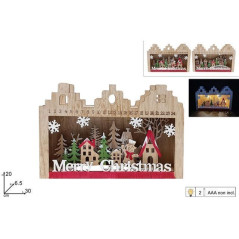 INGROSSO ARTICOLI DI NATALE SCENARIO NATALIZIO C/LUCI BATT 2ASS 8053482396392 IDEE REGALO A NATALE OGGETTISTICA NATALIZIA