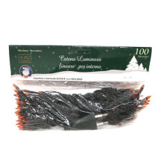 INGROSSO ARTICOLI DI NATALE SERIE 100 PISELLINI LINEARE B.CALDO 8018318001598 LUMINARIE DI NATALE LUCI NATALIZIE