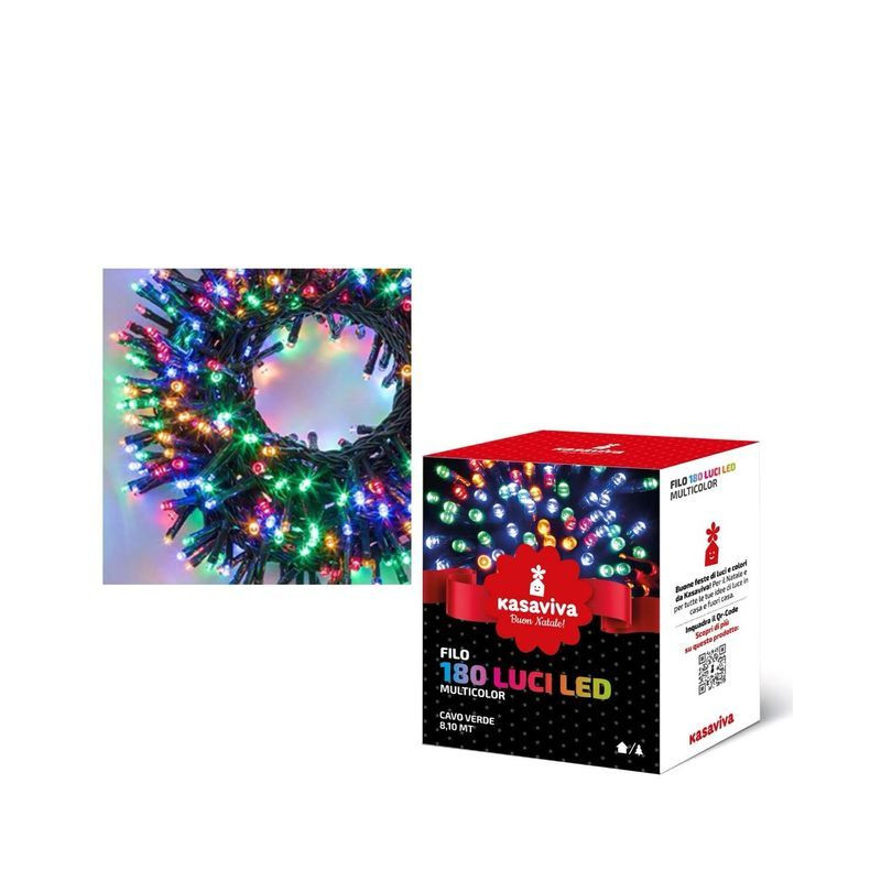 FILO LED 180 MULTICOLOR EAN 8034116419625 INGROSSO LUCI NATALIZIE FILO LED 180 MULTICOLOR EAN 8034116419625 INGROSSO LUCI NATALIZIE