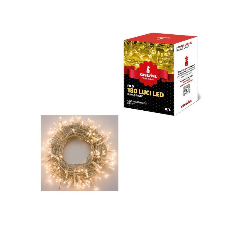 FILO TRASP.LED 180 BIANCO CALDO EAN 8034116419724 INGROSSO LUCI NATALIZIE FILO TRASP.LED 180 BIANCO CALDO EAN 8034116419724 INGROSSO LUCI NATALIZIE