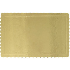 INGROSSO ARTICOLI DI NATALE SOTTOTORTA ORO RETT.30X40CM 8034116492307 ACCESSORI NATALIZI PER LA TAVOLA CUCINA NATALIZIA