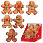 MATTONELLA GINGERBREAD CERAMICA 18XH22CM EAN 8034116801697 INGROSSO OGGETTISTICA NATALIZIA
