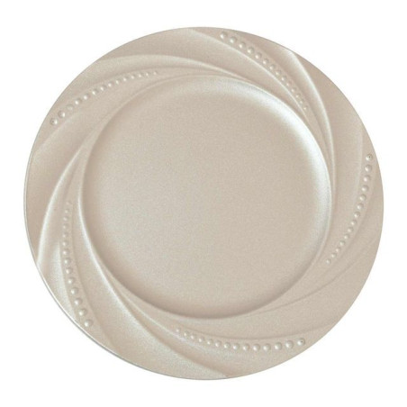 INGROSSO ARTICOLI DI NATALE SOTTOPIATTO ROSE SILVER CM.33 8034116807033 ACCESSORI NATALIZI PER LA TAVOLA PIATTI NATALIZI