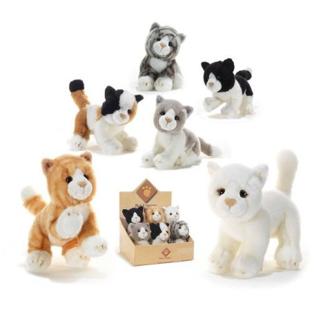 INGROSSO PELUCHE CUCCIOLI DI GATTINI IN PELUCHE 23CM 6ASS COLORI E POSE DIFFERENTI INGROSSO GIOCHI E GIOCATTOLI