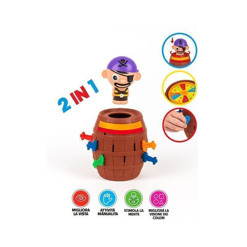 GAME PARTY SALTA IL PIRATA EAN 8056894908115 INGROSSO GIOCHI DI SOCIETA