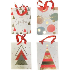 INGROSSO ARTICOLI DI NATALE BUSTA REGALO NATALE 18X23