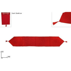 INGROSSO ARTICOLI DI NATALE RUNNER 32X180CM TESSUTO ROSSO RIGATO 8053482326269 ACCESSORI NATALIZI PER LA TAVOLA CUCINA NATALIZIA