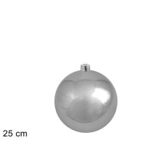 INGROSSO ARTICOLI DI NATALE PALLA 25CM LUCIDA SILVER 8053482399034 ARTICOLI NATALIZI PALLINE DI NATALE E PUNTALI